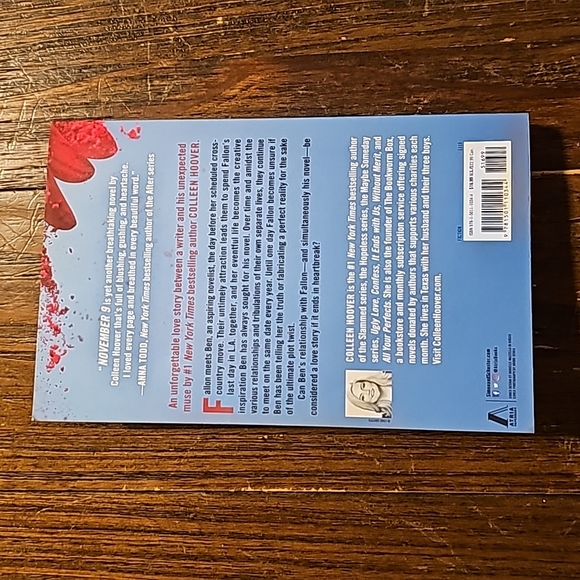 November 9 by Colleen Hoover paperback - Picture 3 of 3